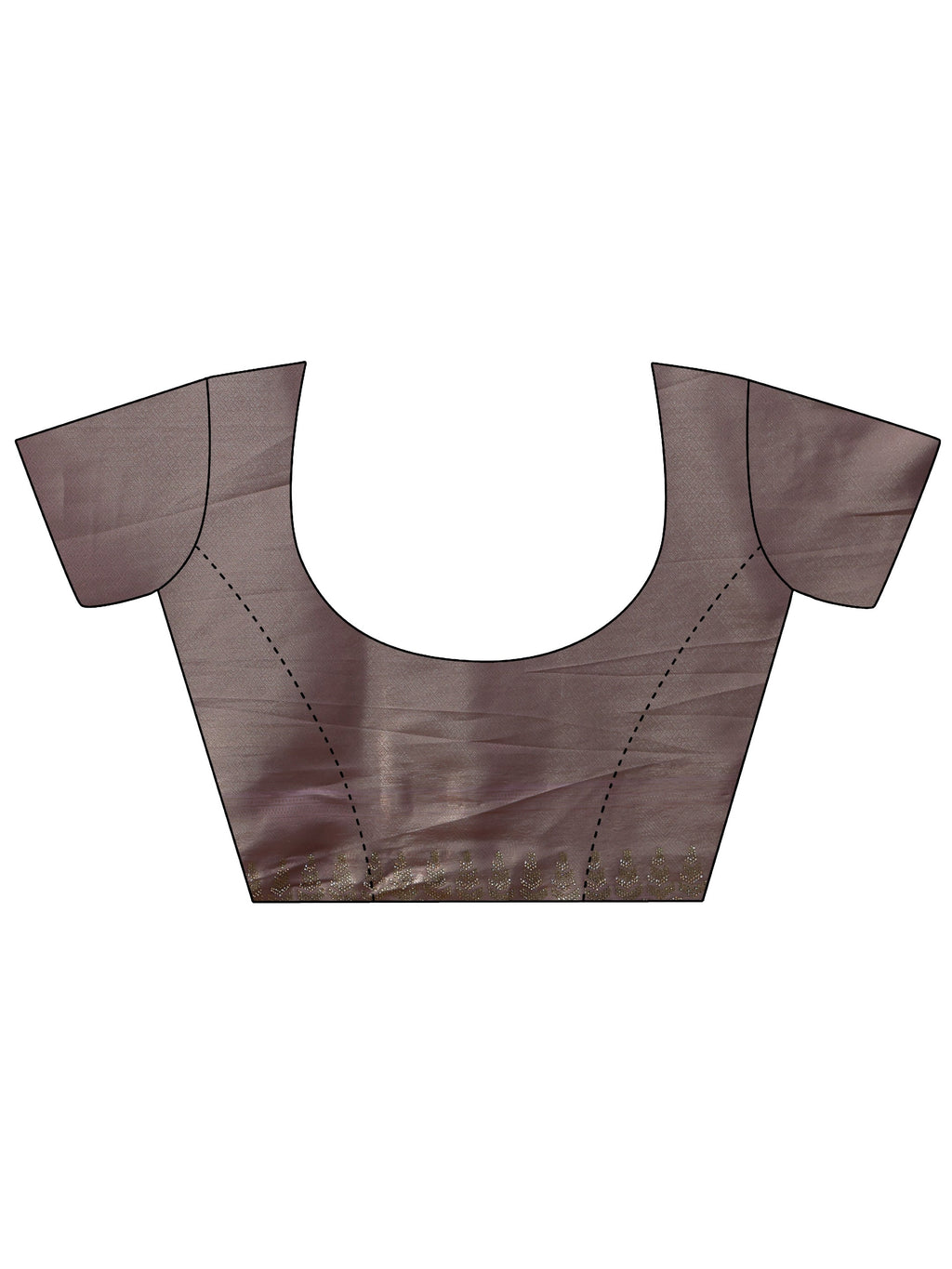 Libas Lavender Silk Blend Saree with Embellished Border