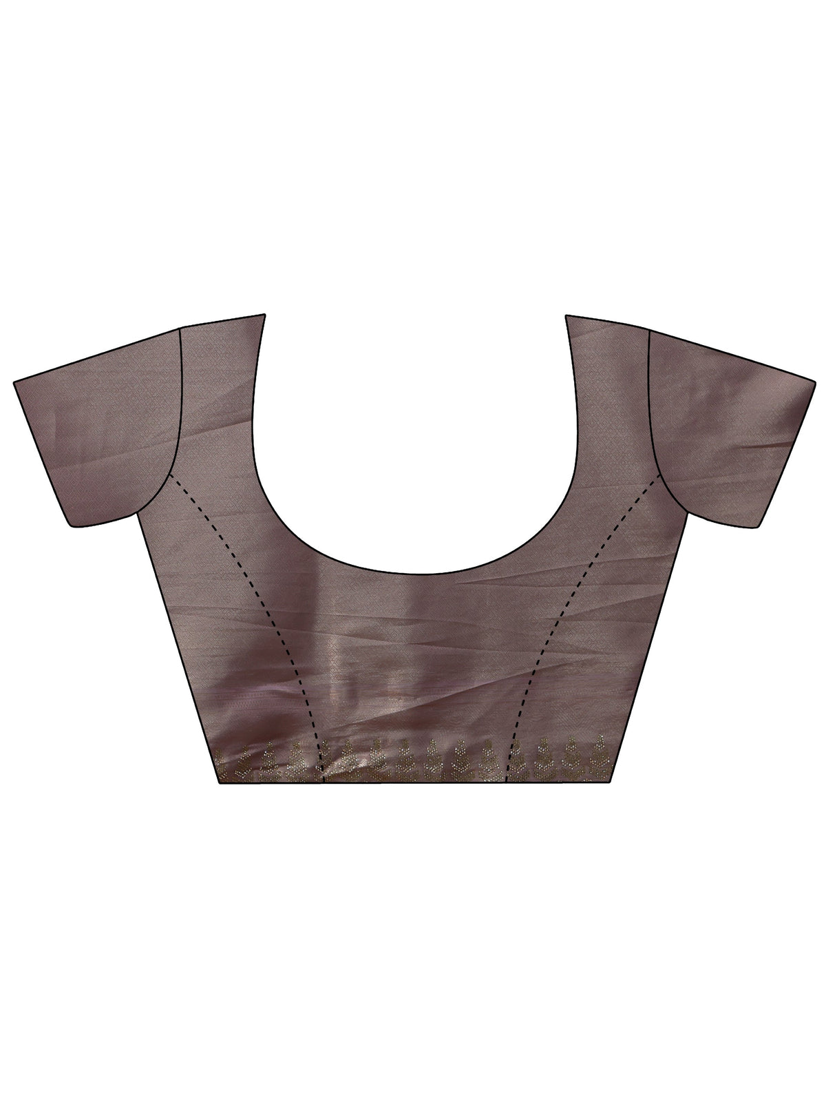 Libas Lavender Silk Blend Saree with Embellished Border