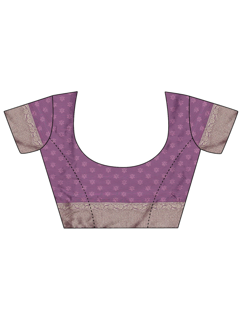 Libas Lavender Banarasi Silk Blend Saree