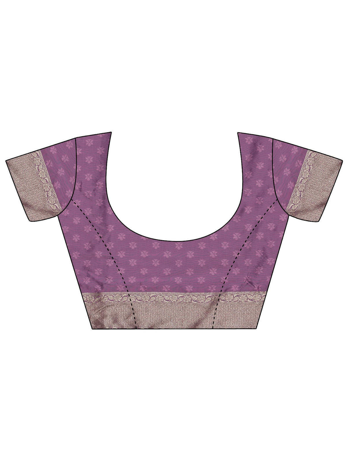 Libas Lavender Banarasi Silk Blend Saree