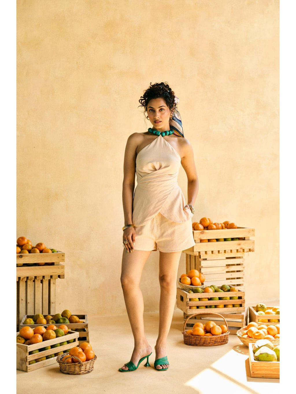 Dhoop Beaded Tie-Back Adjustable Top | HT67 - view 2