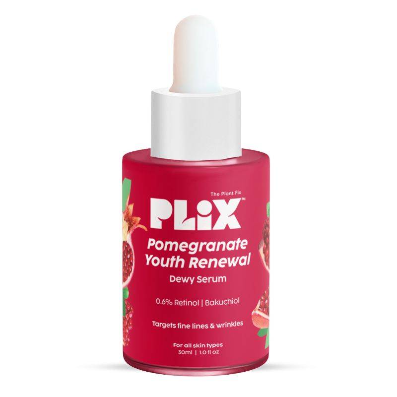 Pomegranate 0.6% Retinol & 0.2% Bakuchi Oil Night Face Serum To Reduce Fine Lines | PL1 - view 1