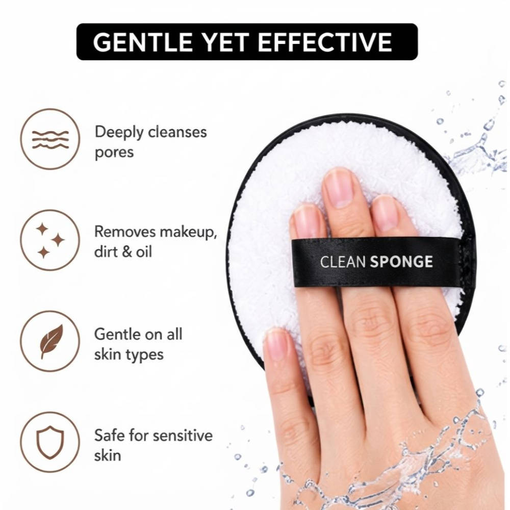 Reusable Makeup Remover Cleansing Pads-Mix Colours | E20 - view 2