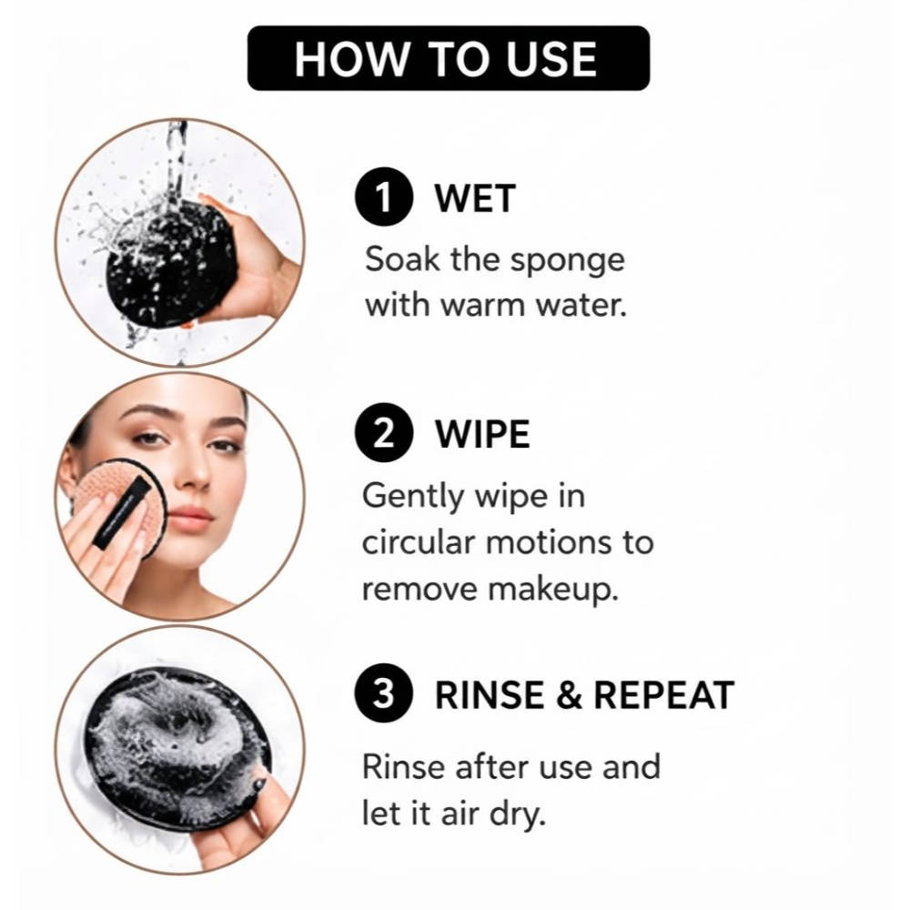 Reusable Makeup Remover Cleansing Pads-Mix Colours | E20 - view 3
