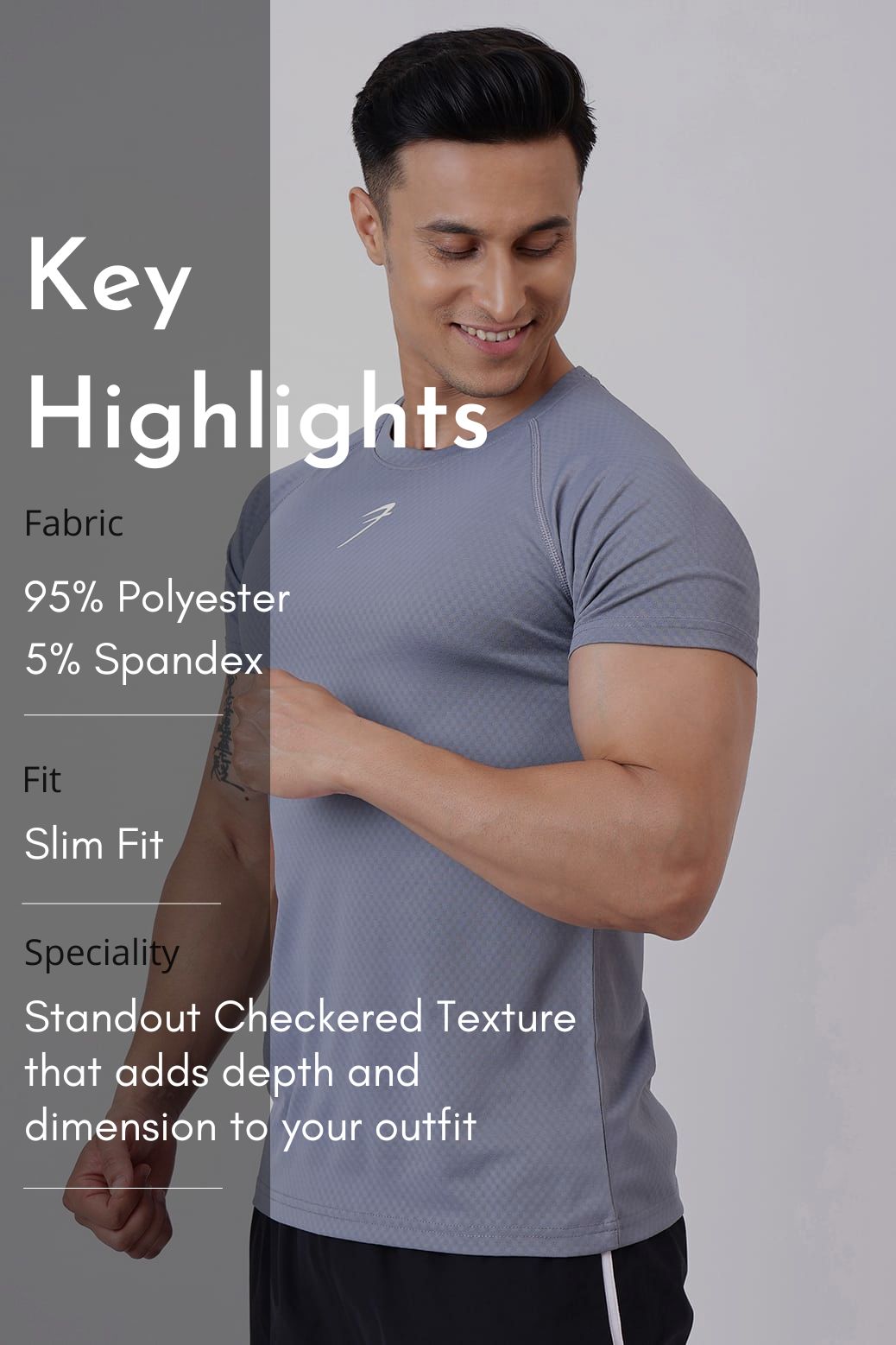 Grain T-shirt Grey