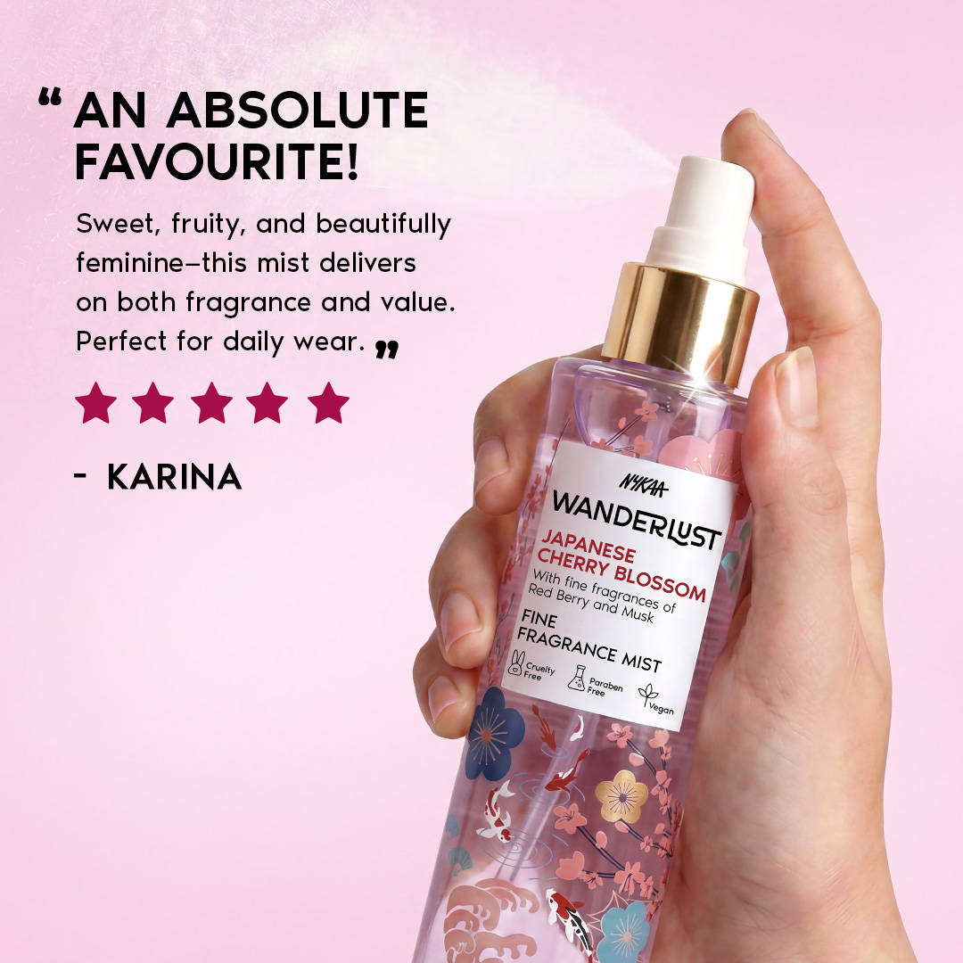 Nykaa Wanderlust 2-in-1 Body & Hair Perfume Mist Long Lasting Fragrance - Upto 8 hours | B20 - view 5