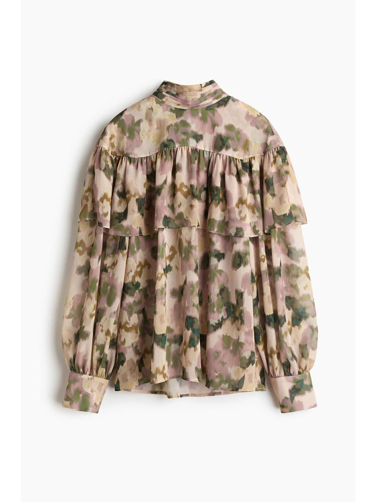 Women Brown Balloon-Sleeved Blouse | S67 - view 3