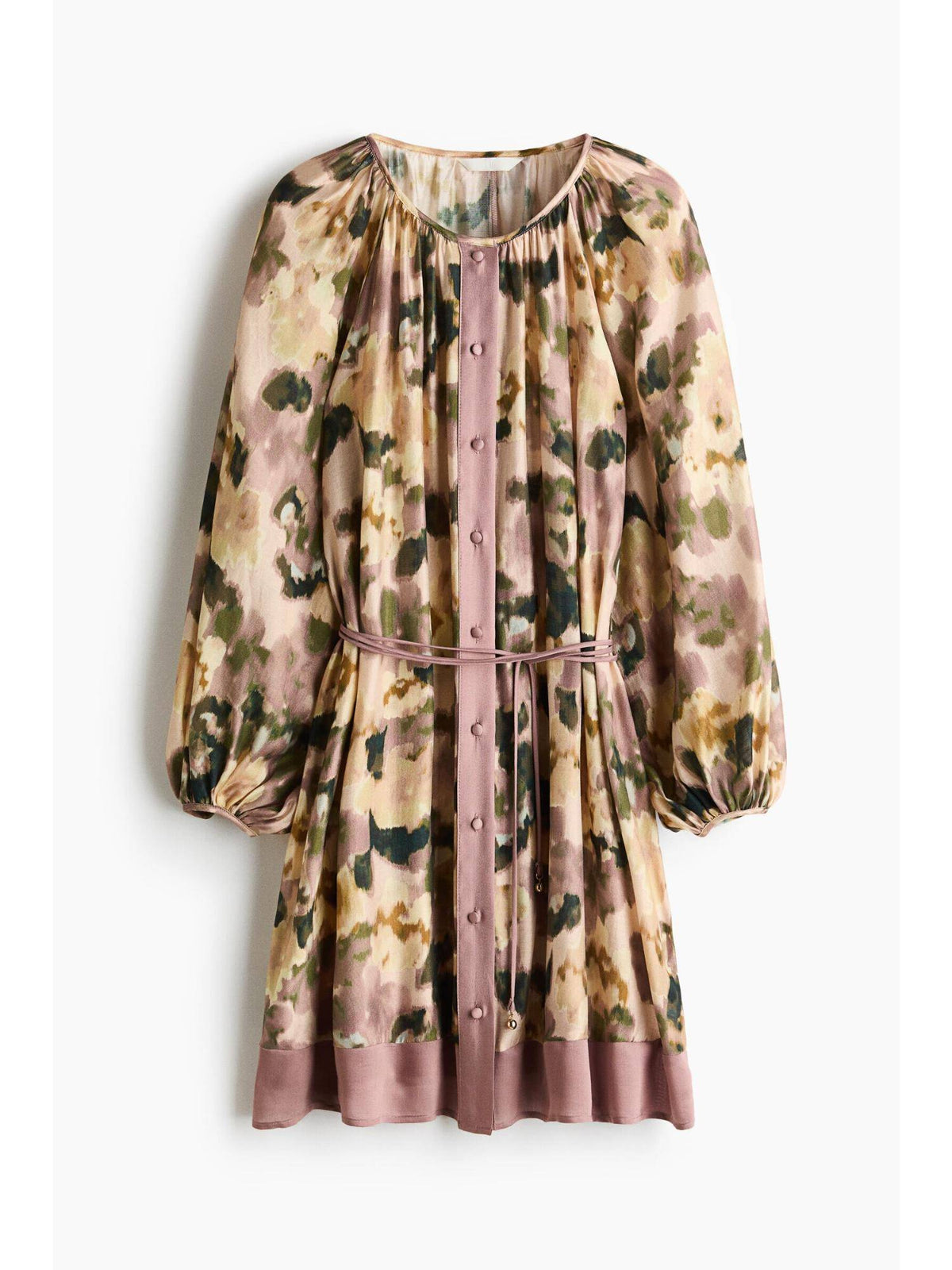 Women Beige Short Tunic Dress | D56 - view 1
