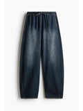 Women Blue Barrel Jeans | ST23 - view 1