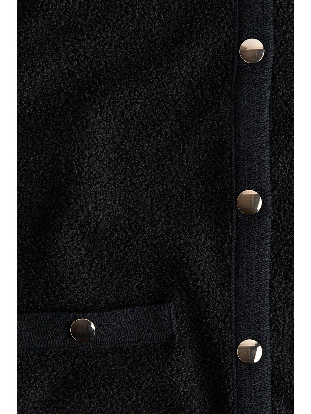 Women Black Teddy Jacket | JC78 - view 2
