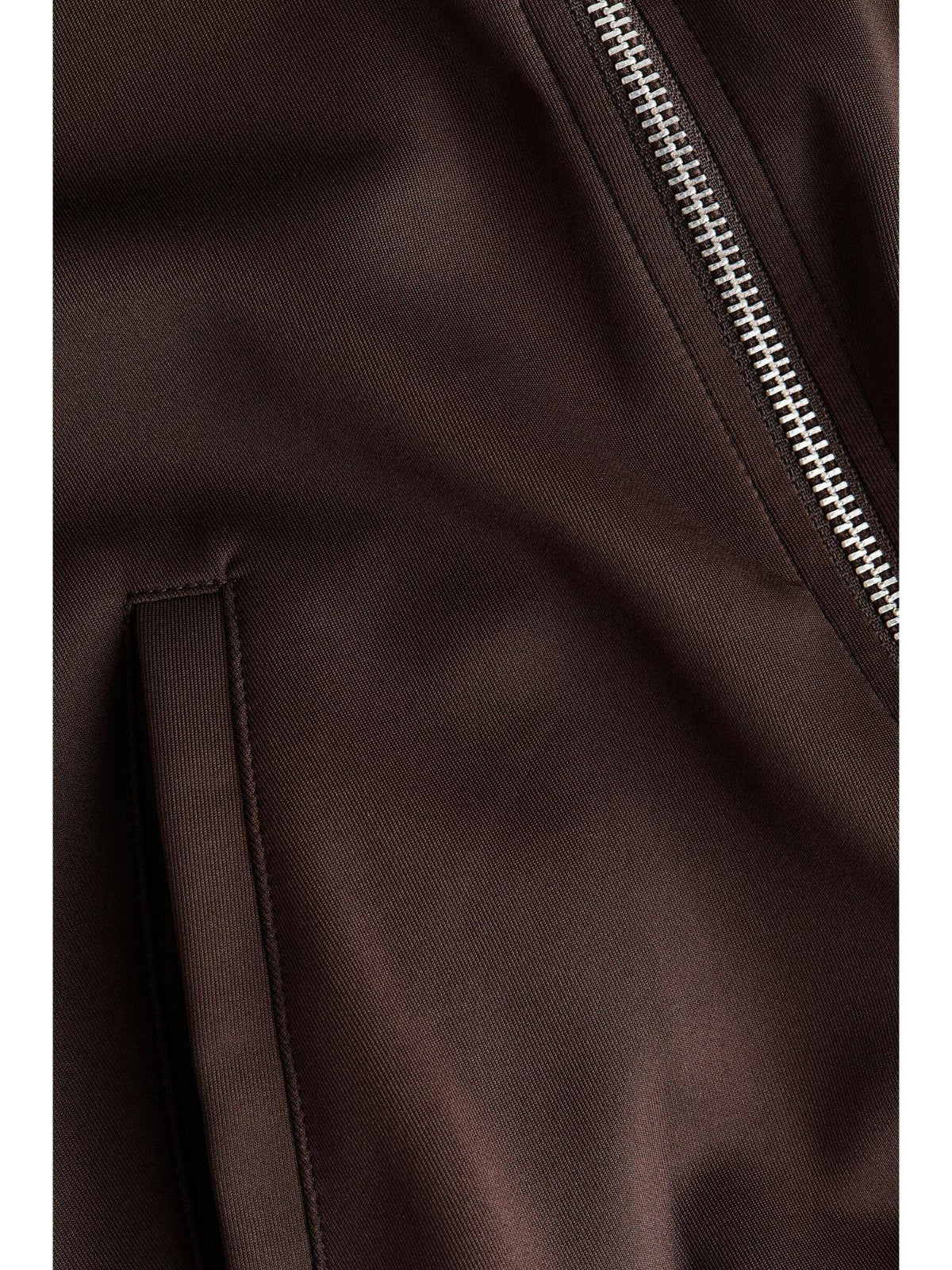 Women Blue Fine-Ribbed Track Jacket | JC78 - view 6
