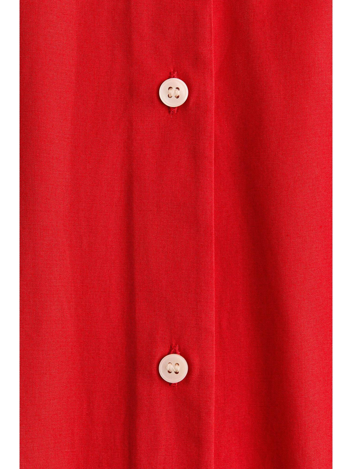 Women Red Relaxed-Fit Cotton Shirt | S67 - view 5