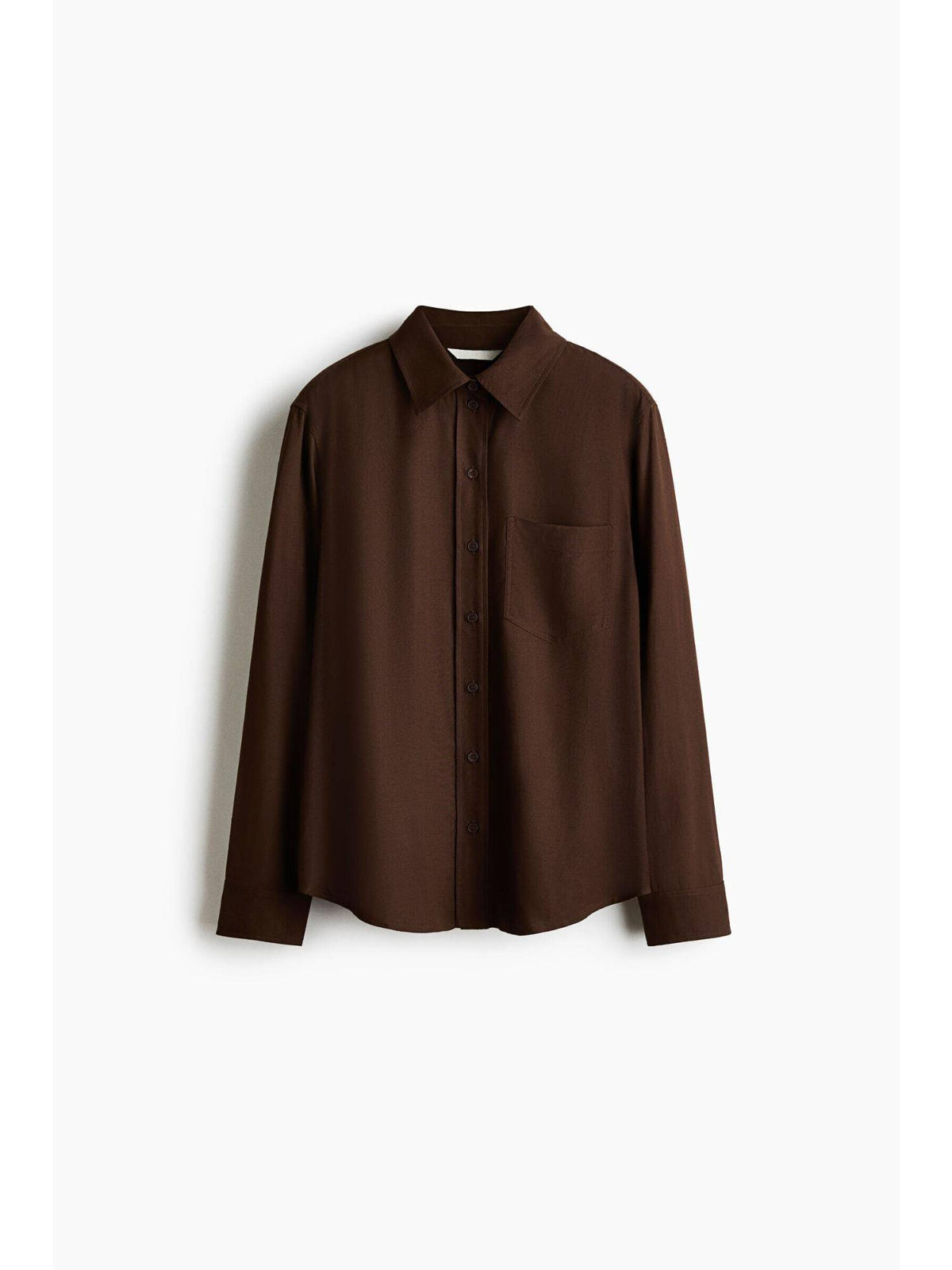 Women Brown Linen-Blend Shirt | S67 - view 6