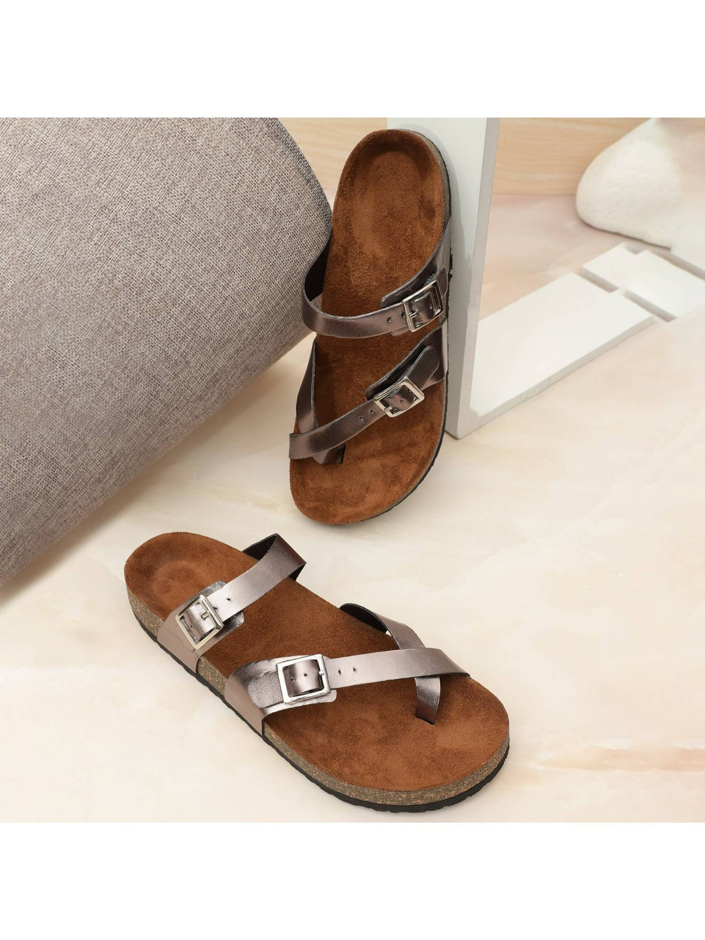 Womens Compass Bronze Sandals | SD89 - view 1