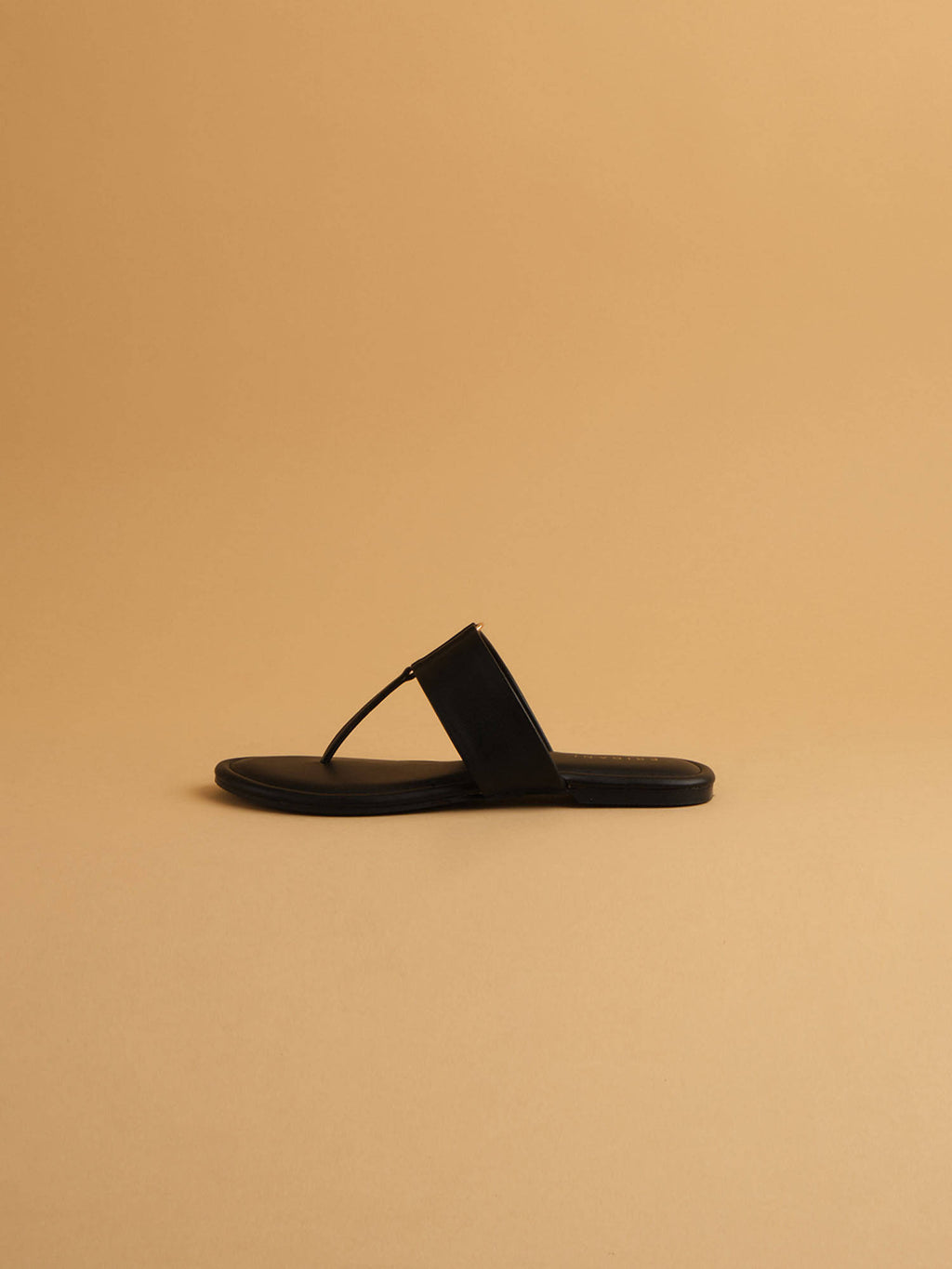 Petra Black Solid Flats | F61 - view 3