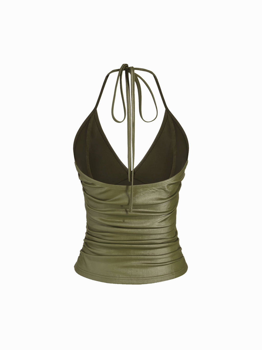 Halter Neckline Ruched Top | HT67 - view 10