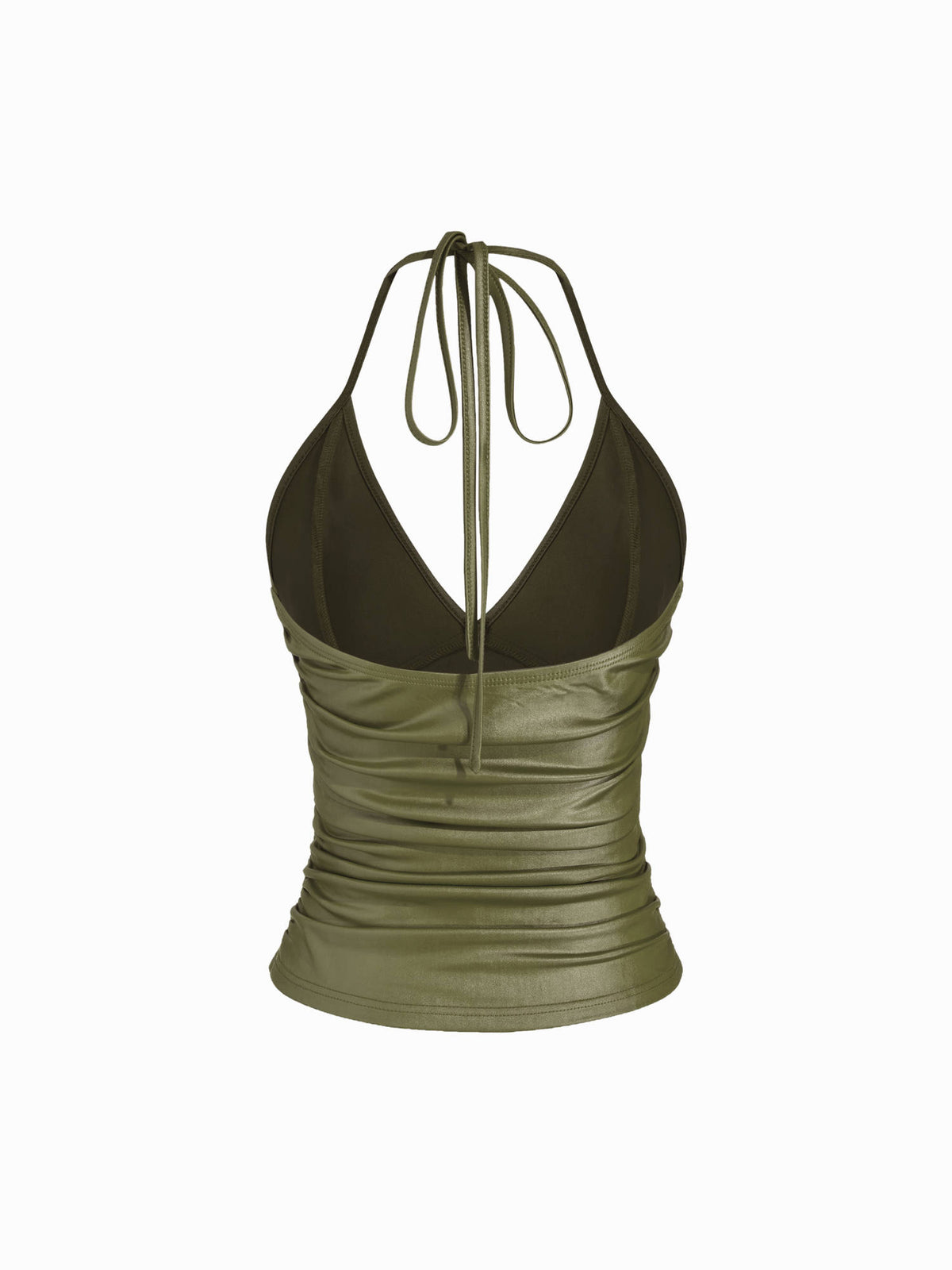 Halter Neckline Ruched Top | HT67 - view 10