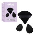 Makeup Applicator Trio - 1 Pizza Puff 1 Finger Puff & 1 Mini Blender (Mixed Colours) | C83 - view 1