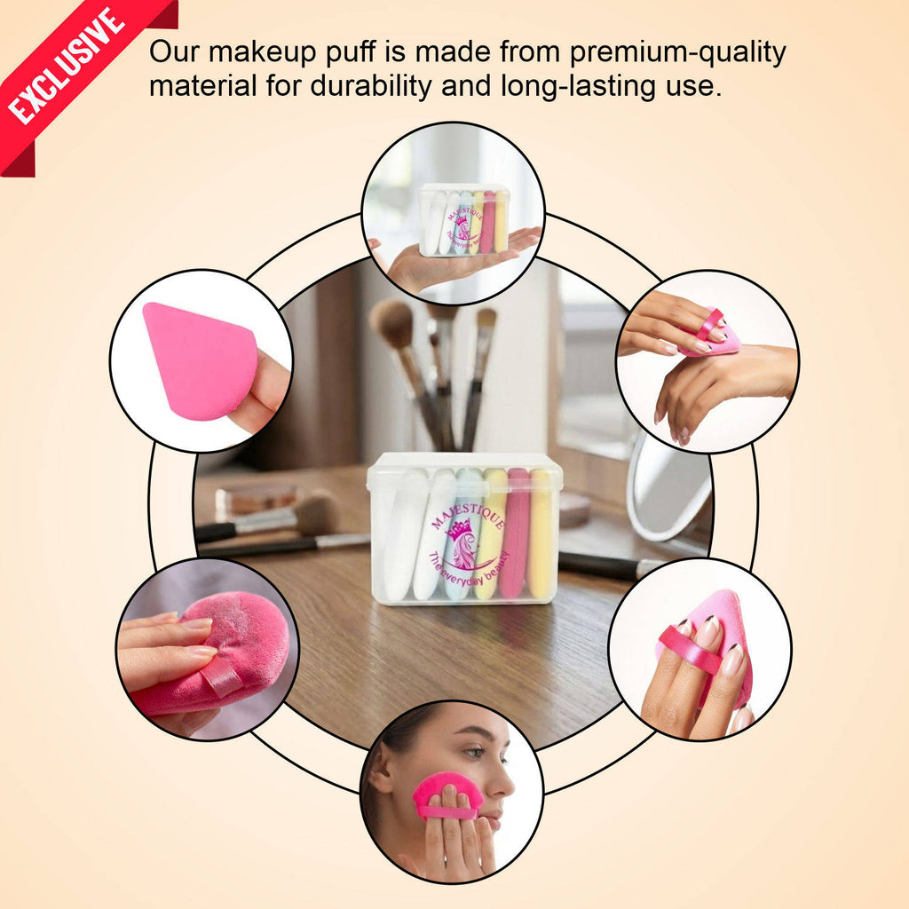 Pizza Make-Up Puff - Set Of 6 | T32 - view 7