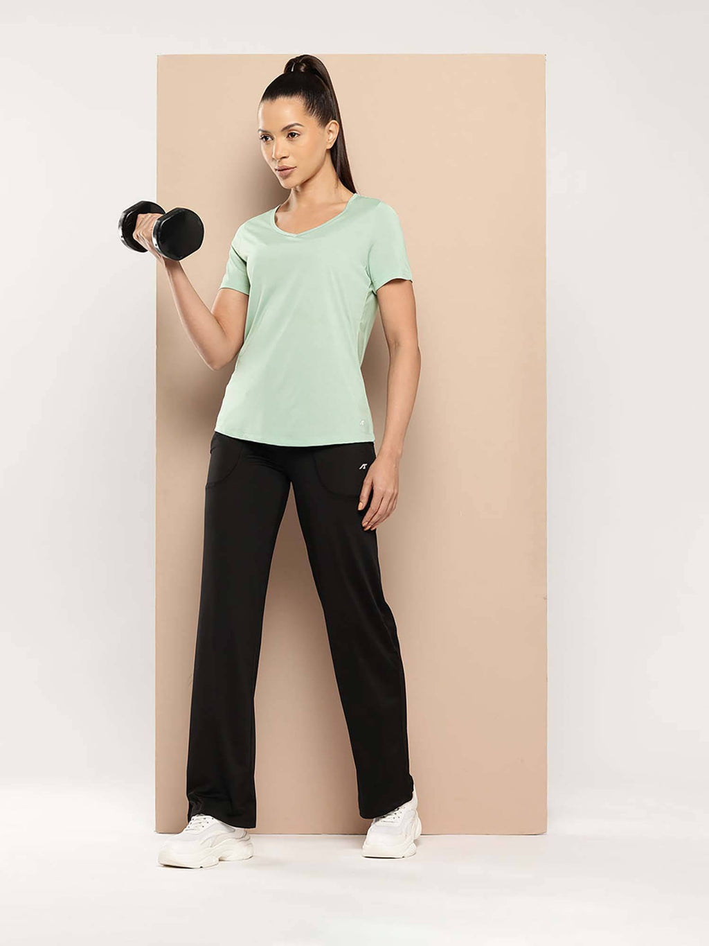 Green Slim Fit Pull On Round Neck T-Shirt | TT89 - view 2