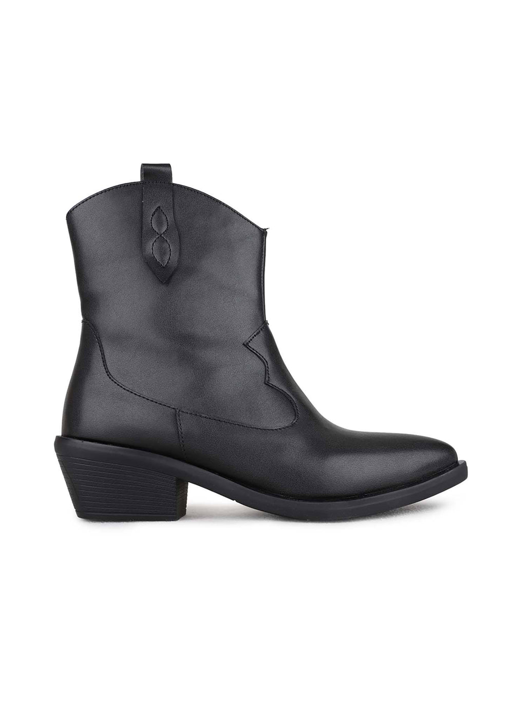 Womens Black Casual Boots | BT61 - view 4