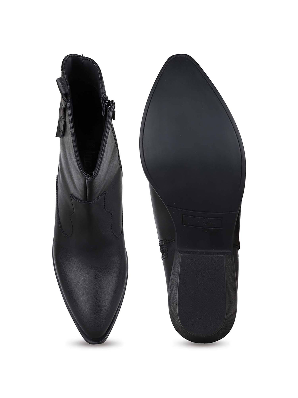Womens Black Casual Boots | BT61 - view 5