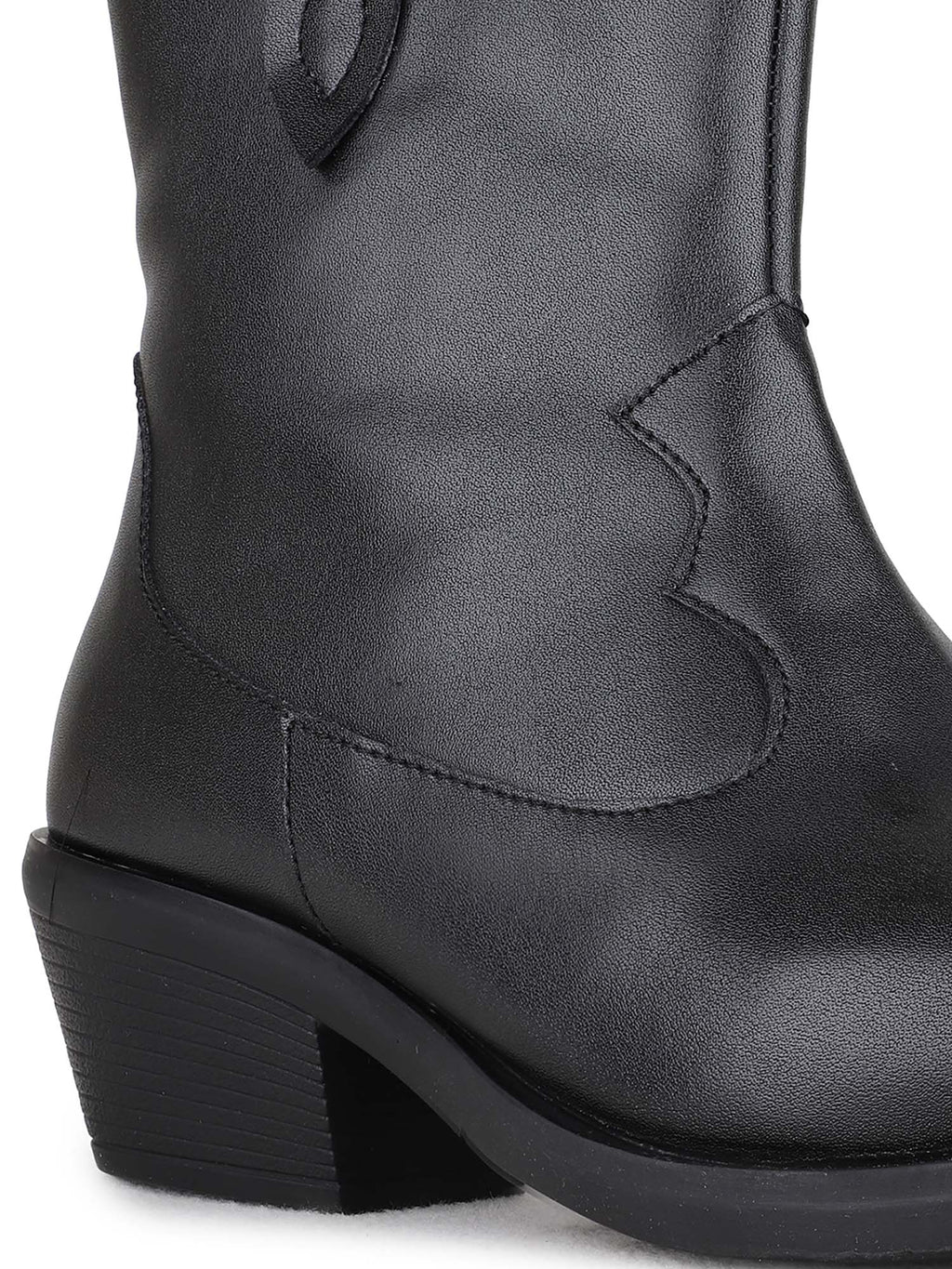 Womens Black Casual Boots | BT61 - view 6