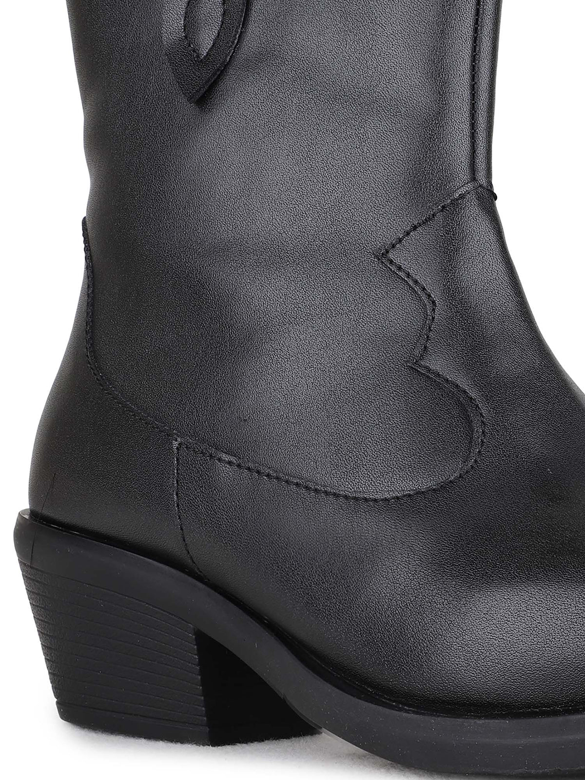 Womens Black Casual Boots | BT61 - view 6
