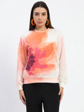 Round Neck Printed Multi-Color Sweatshirt | HD56 - view 1
