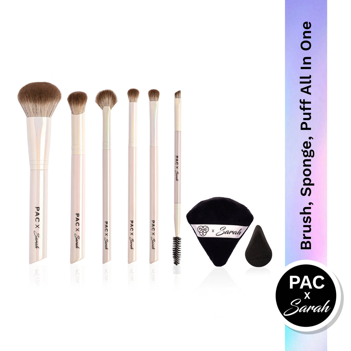 X Sarah Dare to Dream Brush Kit-Precise Application Crease-free Finish Versatile Travel-friendly | T32 - view 1