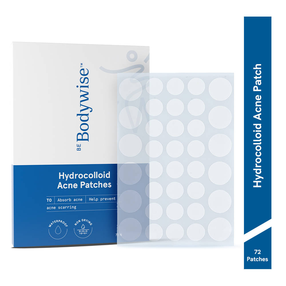 Hydrocolloid Acne Pimple Patch Absorbs & Flattens Acne Overnight | BWS9 - view 1