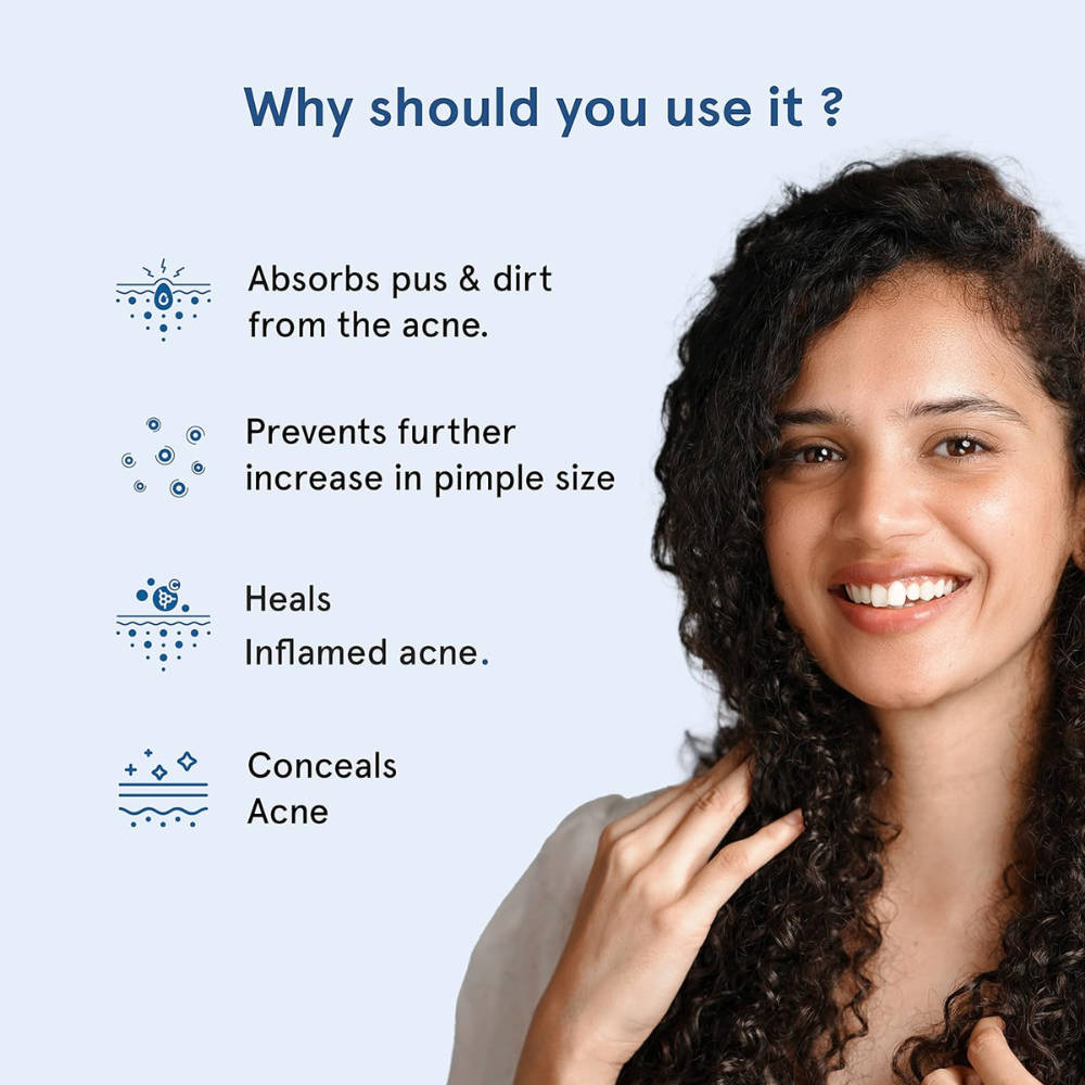 Hydrocolloid Acne Pimple Patch Absorbs & Flattens Acne Overnight | BWS9 - view 5