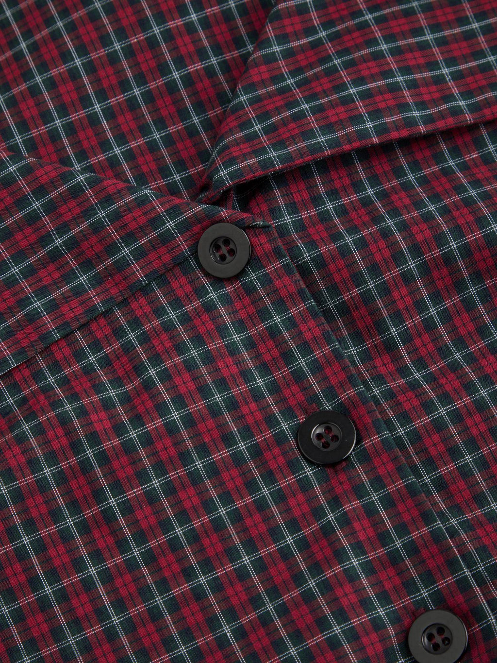 100% Cotton Tartan Split Ruched Shirt Curve & Plus | S67 - view 5