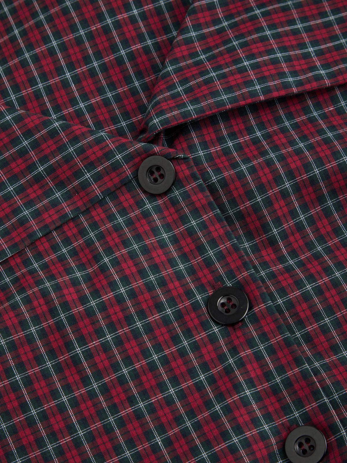 100% Cotton Tartan Split Ruched Shirt Curve & Plus | S67 - view 5