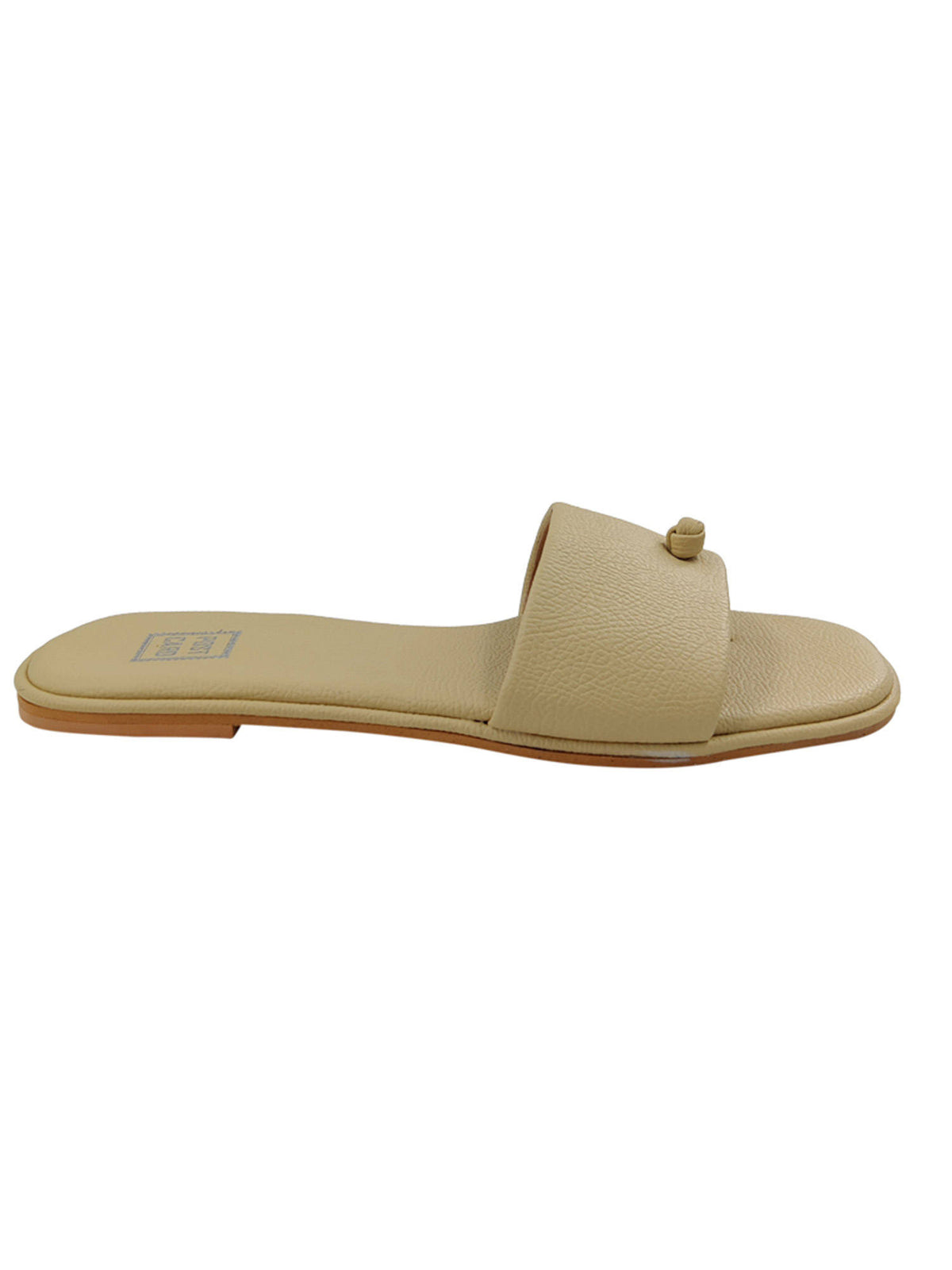 Solid Beige Flats | F61 - view 4