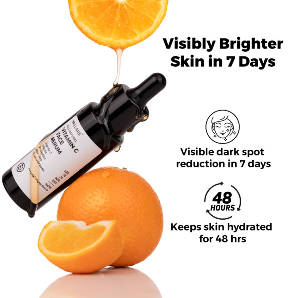 10% Vitamin C Face Serum for Glowing Skin with Probiotics Visible Glow in Just 7 Days | Z8 - view 3
