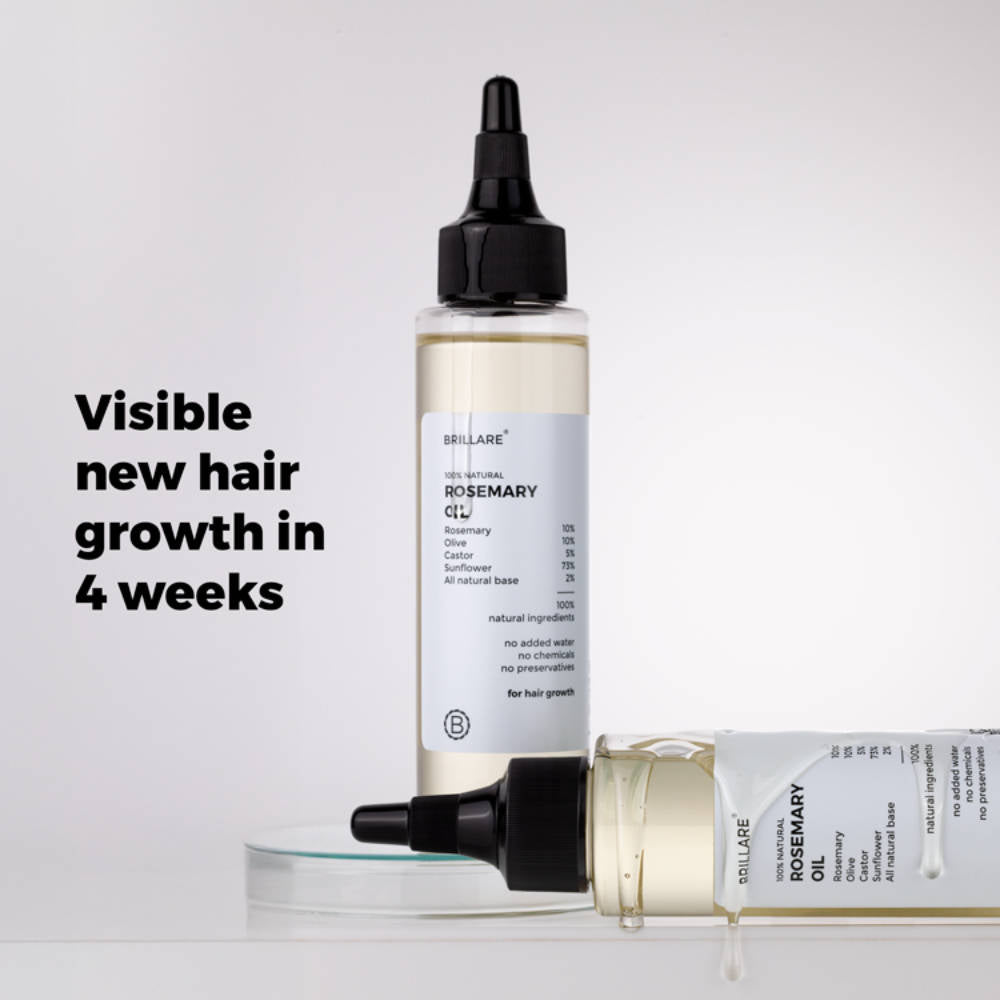 10% Rosemary Hair Oil for Hair Growth Reduces Hair Fall & Strengthens Hair | H85 - view 3