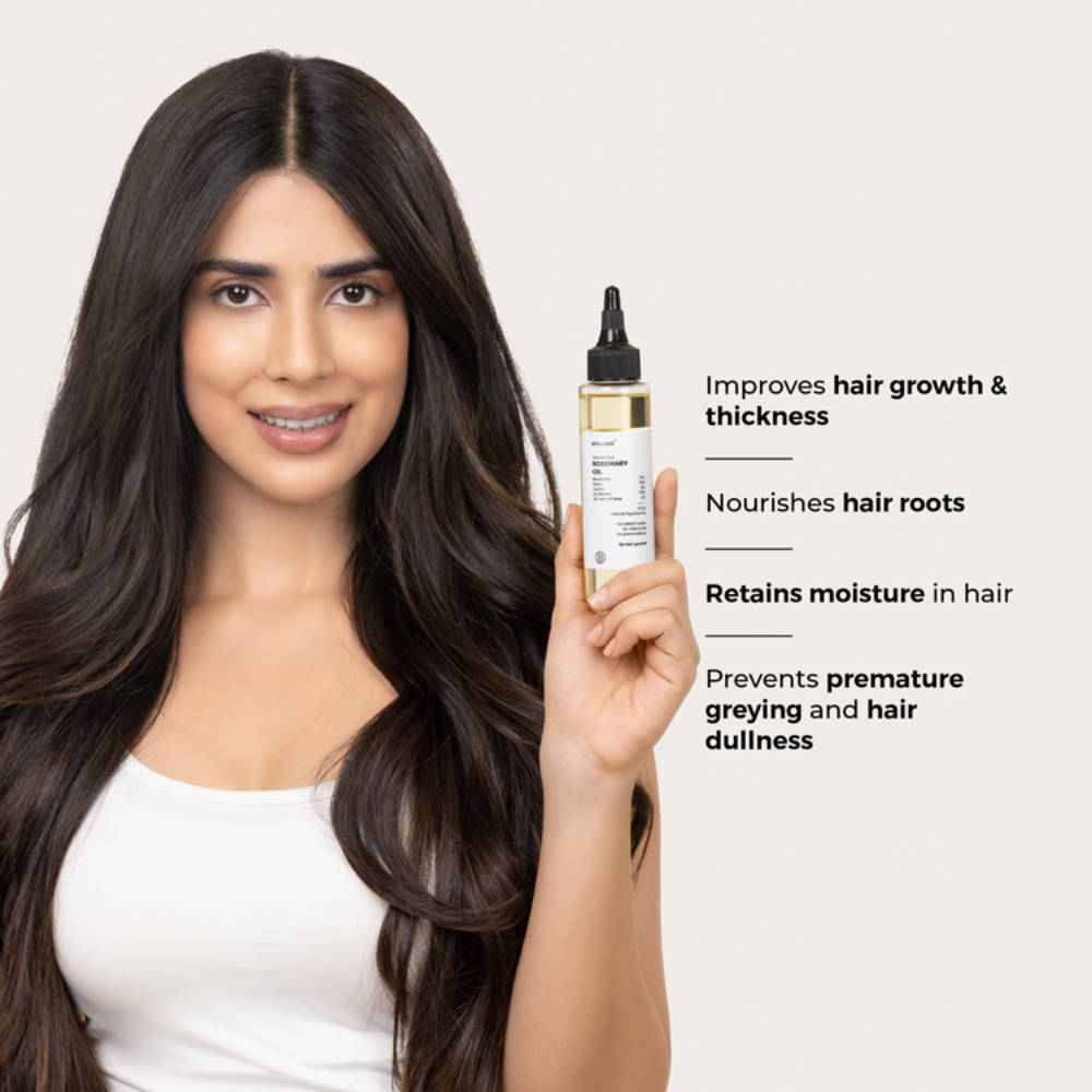 10% Rosemary Hair Oil for Hair Growth Reduces Hair Fall & Strengthens Hair | H85 - view 4