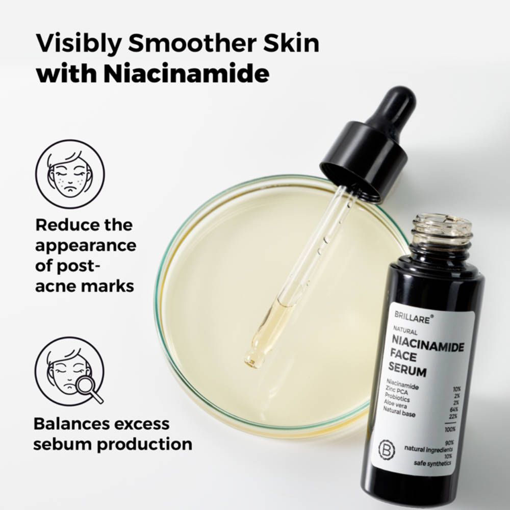 10% Niacinamide Face Serum for Oily & Acne Prone Skin Reduces Dark Spots & Open Pores | Z8 - view 3