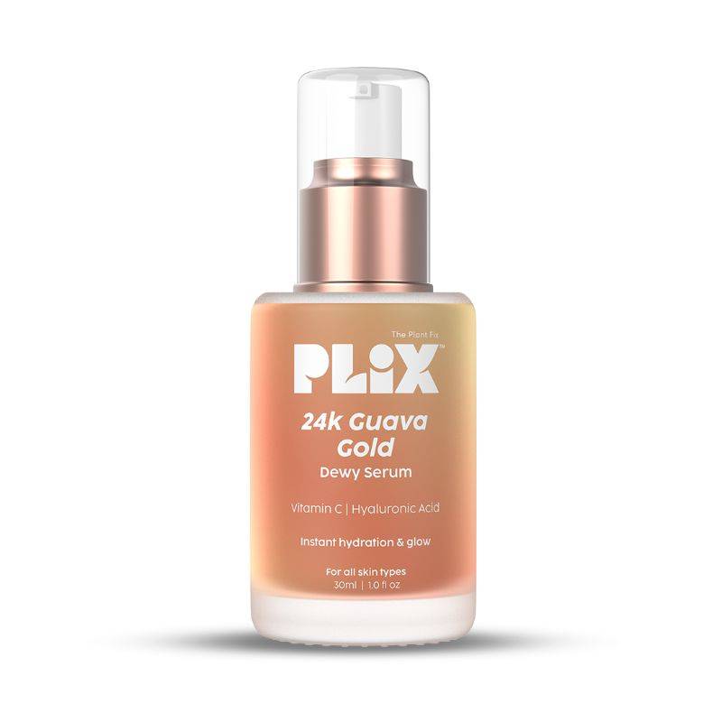24k Guava Gold Lightweight Face Serum With Vitamin C & Hyaluronic Acid, Primer For Glowing Skin | PL1 - view 1