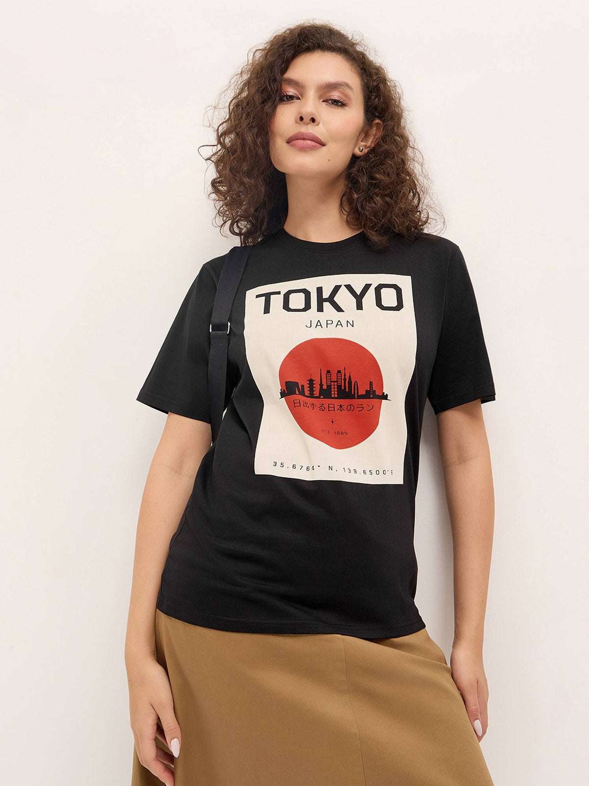 Maroon Women Relaxed Half Sleeves Typography Print T-Shirt | TS56 - view 7