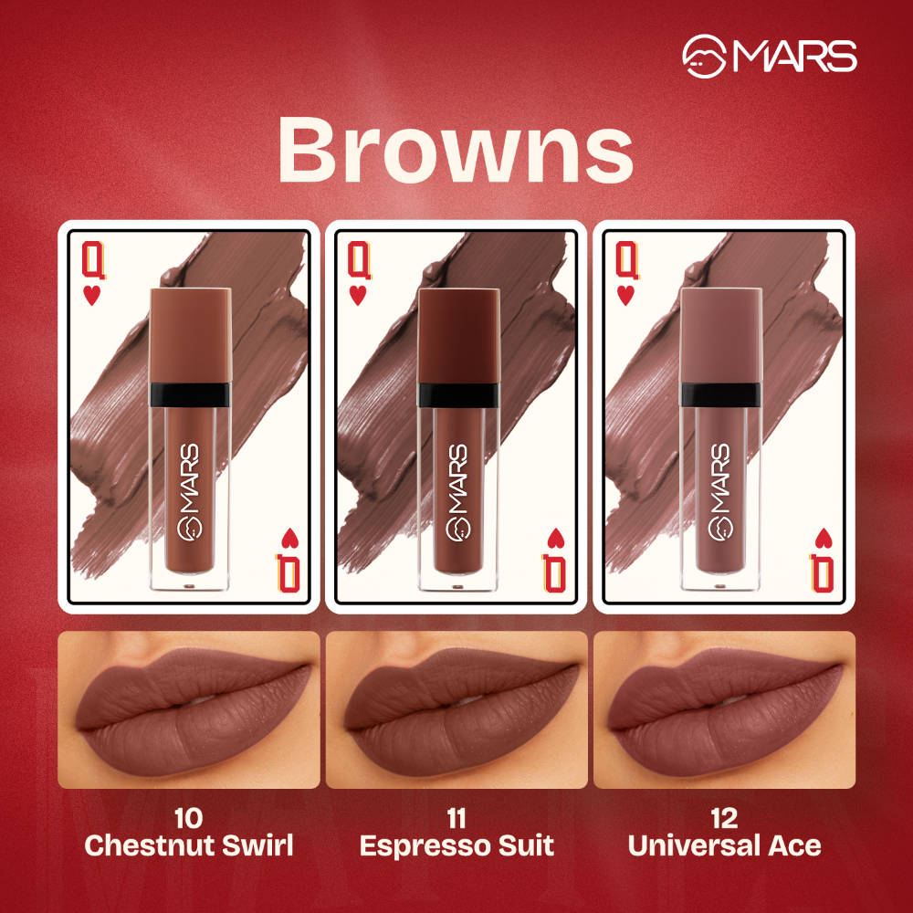Queen Of Mattes Reds & Maroons Liquid Lipsticks | L12 - view 3