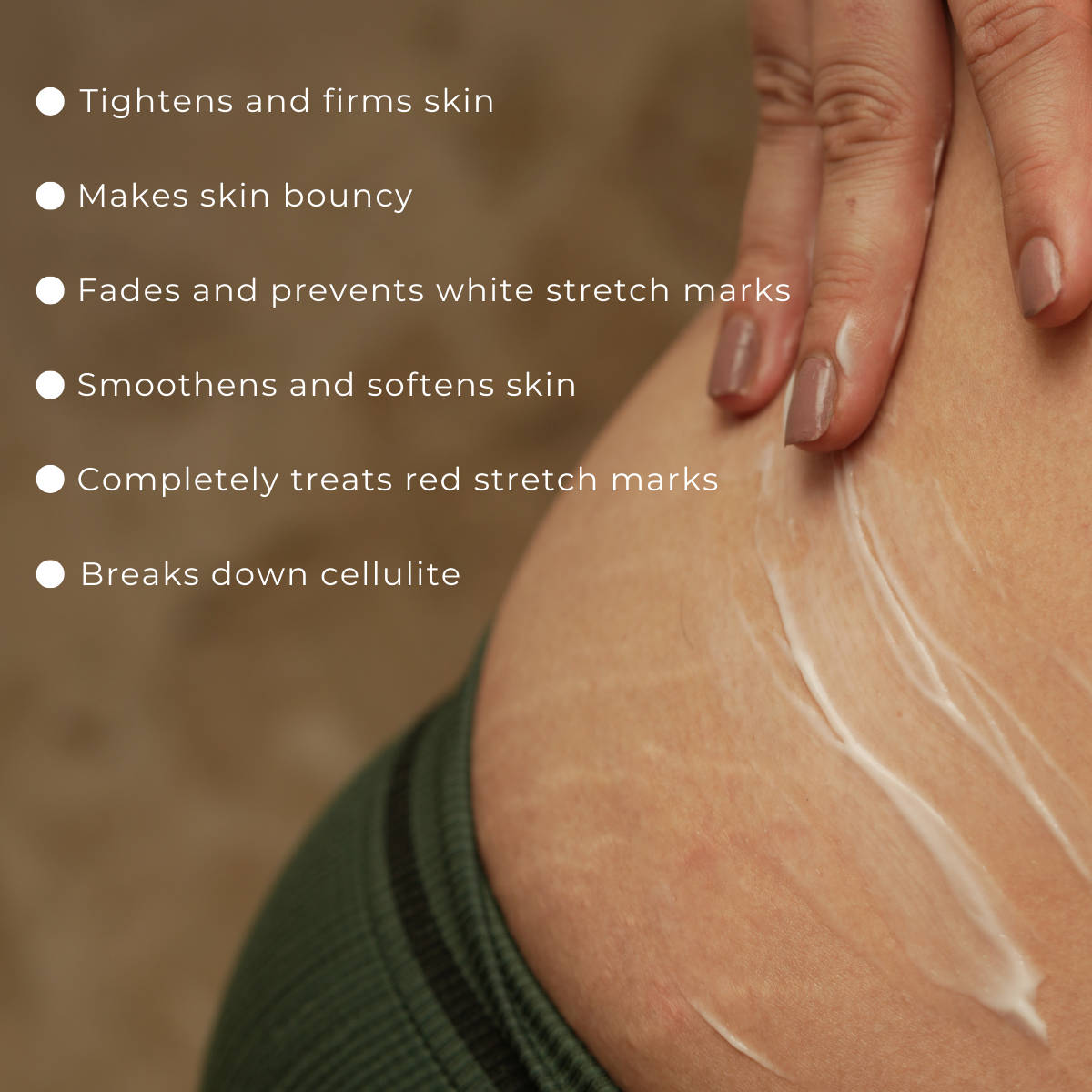 Bomb Bum Cream for Stretch Marks & Cellulite Body Firming Cream with Caffeine & Peptides | B20 - view 5