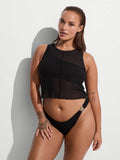 Swim Beachwear Mesh Tank Top | TT98 - view 1