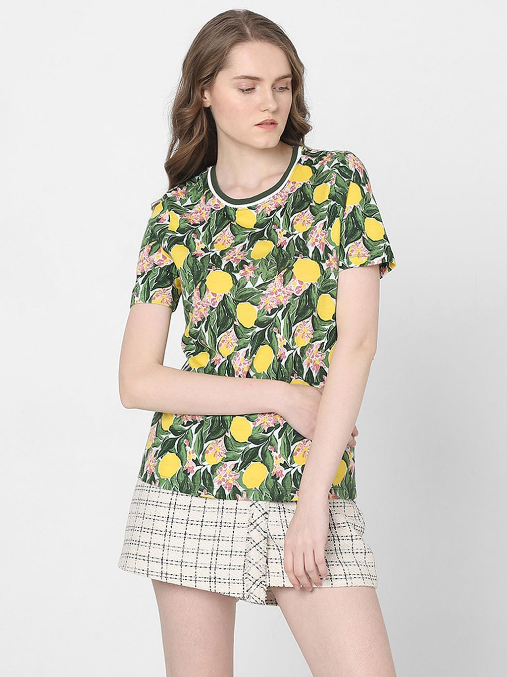 Green Lemon Printed T-Shirt