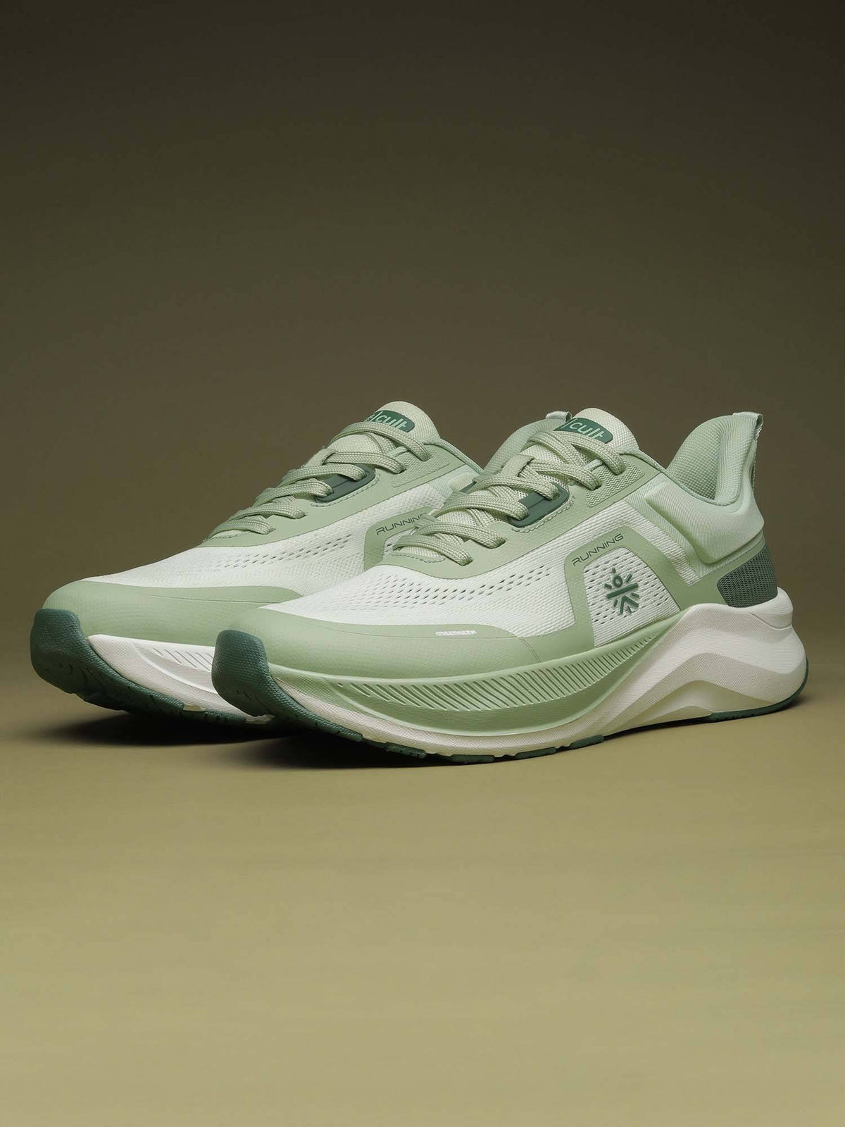 Womens Active Boost Running Shoes - Green | SH9 - view 11
