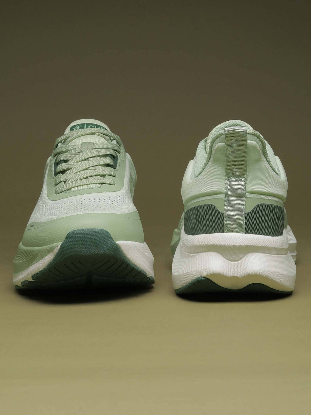 Womens Active Boost Running Shoes - Green | SH9 - view 8