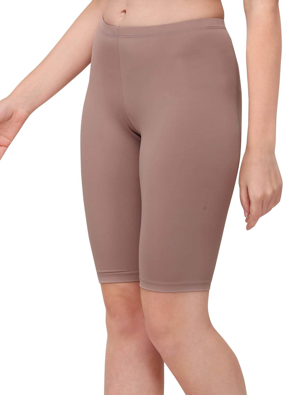 Mid Rise Soft Polyamide Spandex Knee Length Cycling Shorts - view 13