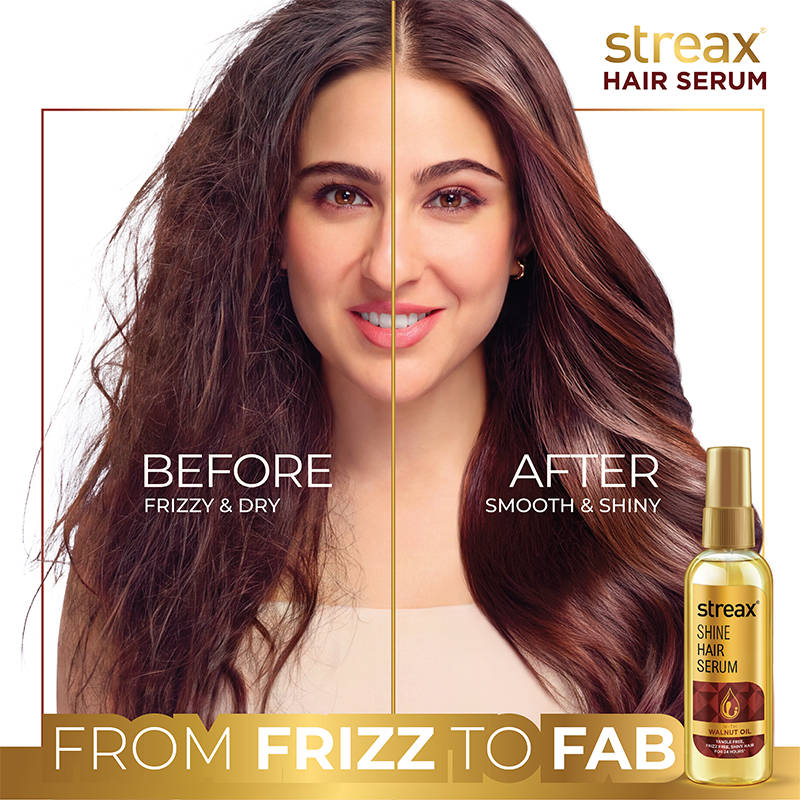 Hair Serum Vitalized with Walnut Oil, For Hair Smoothening & Shine, For Dry & Frizzy Hair | H85 - view 5