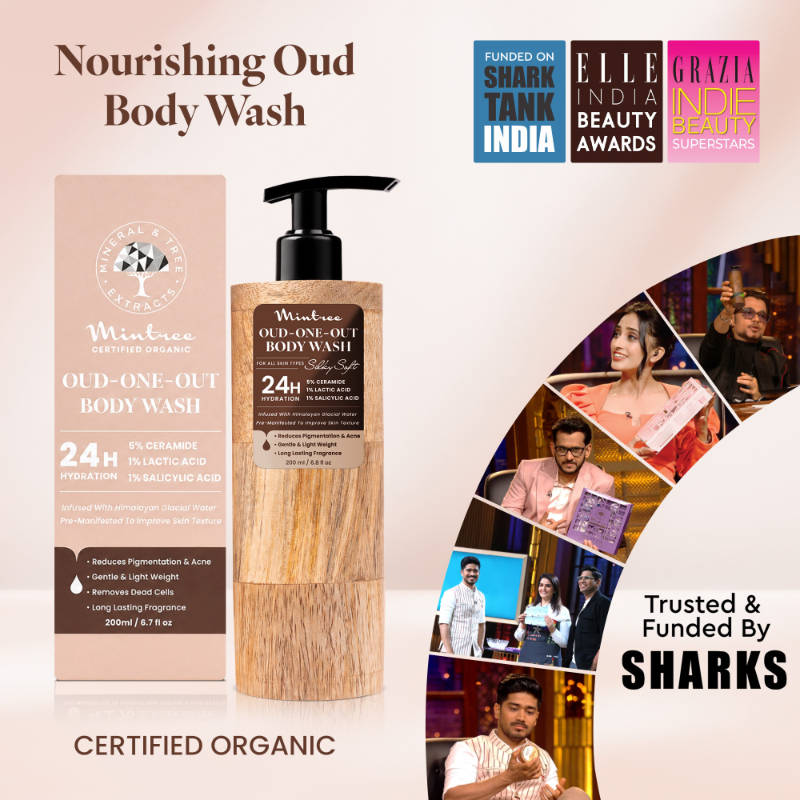 Organic Oud Body Wash for Dull, Dry & Tanned Skin with Ceramide|Shower Gel for Men&Women | H02 - view 3
